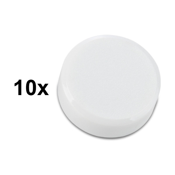 123ink white magnets, 20mm (10-pack) 6162002C 301264 - 1