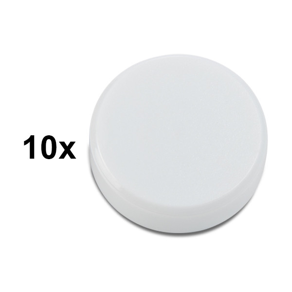 123ink white magnets, 30mm (10-pack) 6163202C 301271 - 1