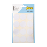 123ink white marking dots, Ø 32mm (240 labels) 301493