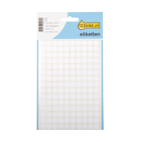 123ink white marking dots, Ø 8mm (450 labels) 3175C 301472
