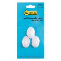 123ink white self-adhesive hook, 1kg (3-pack) 77735-00000-00C AR-02P 301004