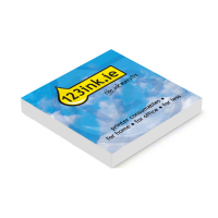 123ink white self-adhesive notes, 100 sheets, 76mm x 76mm 390501