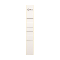 123ink white self-adhesive spine labels, 39mm x 285mm (10-pack) 16480001C 301660