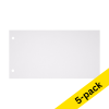 123ink white separating strip, 120mm x 225mm (5 x 100-pack) 301776 - 1