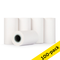 123ink white thermo cash register roll, 57mm x 30mm x 10m (100-pack)  300315