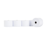 123ink white wood-free cash register roll, 44mm x 70mm x 12mm (5-pack) 302692