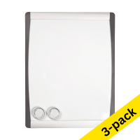 123ink whiteboard with curved frame, 28cm x 21.5cm (3-pack)