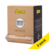 123ink wooden stirrers, 110mm (3 x 2,000-pack)  300824