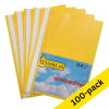 123ink yellow A4 folder (100-pack) 302856 - 1