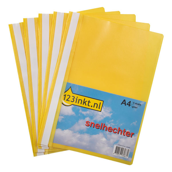 123ink yellow A4 folder (5-pack) 41910015C K-22038C 300452 - 1