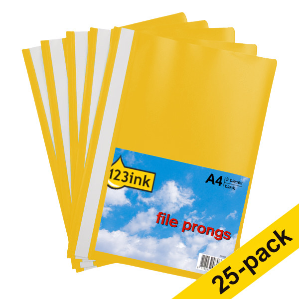 123ink yellow A4 project folder (25-pack) K-22038C 300549 - 1