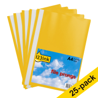 123ink yellow A4 project folder (25-pack) K-22038C 300549