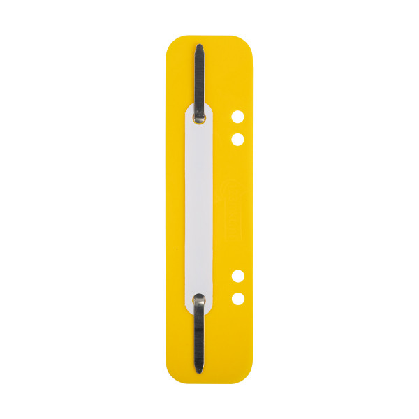 123ink yellow fastener strips with perforation, 6cm and 8cm (100-pack) 301547 - 1