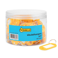 123ink yellow keyrings (100-pack)  301106