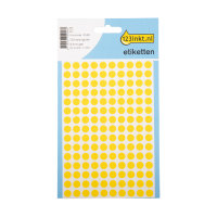 123ink yellow marking dots, Ø 8mm (450 labels) 3013C AV-PSA08JC 301469