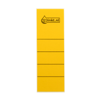 123ink yellow self-adhesive spine labels, 61mm x 191mm (10-pack) 16420015C 301655