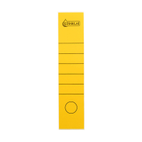 123ink yellow self-adhesive spine labels, 61mm x 285mm (10-pack) 16400015C 301650