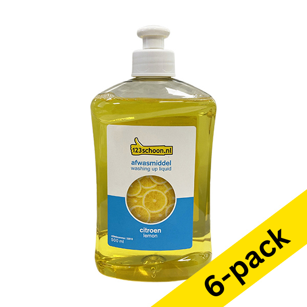 123ink yellow sensation washing up liquid, 500ml (6-pack)  SDR06070 - 1