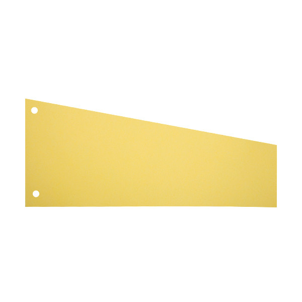 123ink yellow trapezoidal separating strip, 240mm x 105mm/60mm (100-pack) 0707007TRC 301770 - 1