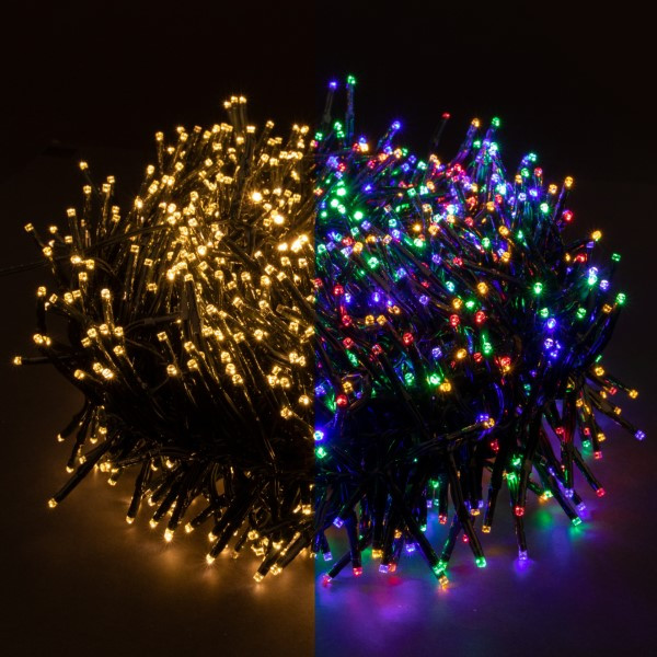 123inkt * Used as display at IHS * 1512 LED lights | multicolour & warm white | remote control | 14m  299295 - 1