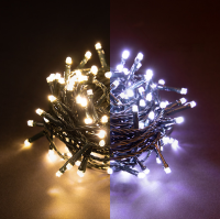 123inkt 120 LED lights | warm white & cold white | remote control | 12m  299270