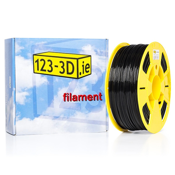 123inkt 123-3D black PETG filament 1.75mm, 1kg  DFE11000 - 1