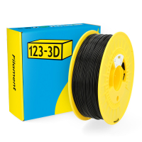 123inkt 123-3D black PLA filament 1.75mm, 1kg  DHM00001
