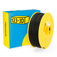 123inkt 123-3D black PLA filament 2.85mm, 1kg  DHM00025