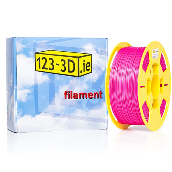 123inkt 123-3D bright pink PLA filament 1.75mm, 1.1kg  DFP01073 - 1