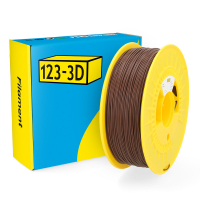 123inkt 123-3D brown PLA filament 1.75mm, 1kg  DHM00020