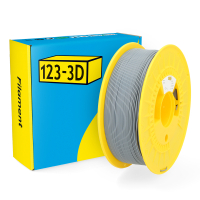 123inkt 123-3D grey PLA filament 1.75mm, 1kg  DHM00003