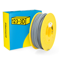123inkt 123-3D grey PLA filament 2.85mm, 1kg  DHM00027