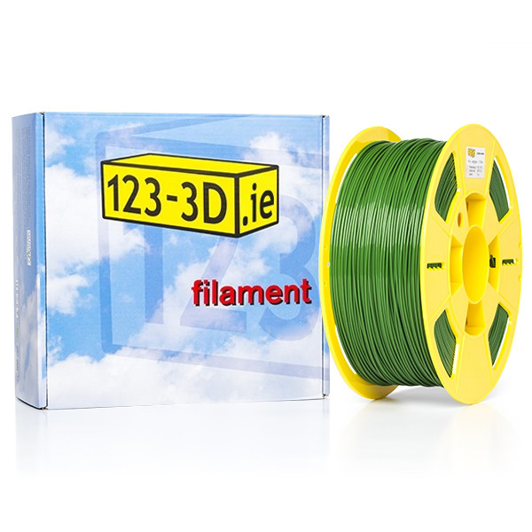123inkt 123-3D leaf green PLA filament 1.75mm, 1kg  DFP11014 - 1