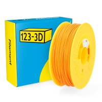 123inkt 123-3D orange PLA filament 2.85mm, 1kg  DHM00031