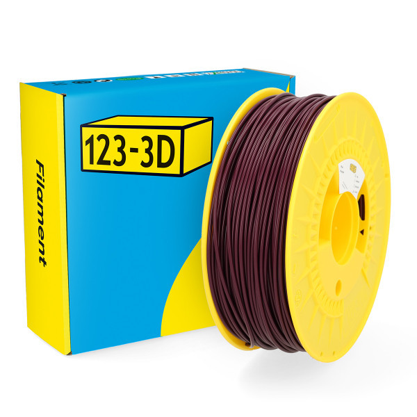 123inkt 123-3D purple PLA filament 2.85mm, 1kg  DHM00034 - 1