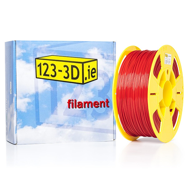 123inkt 123-3D red PETG filament 1.75mm, 1kg  DFE11004 - 1
