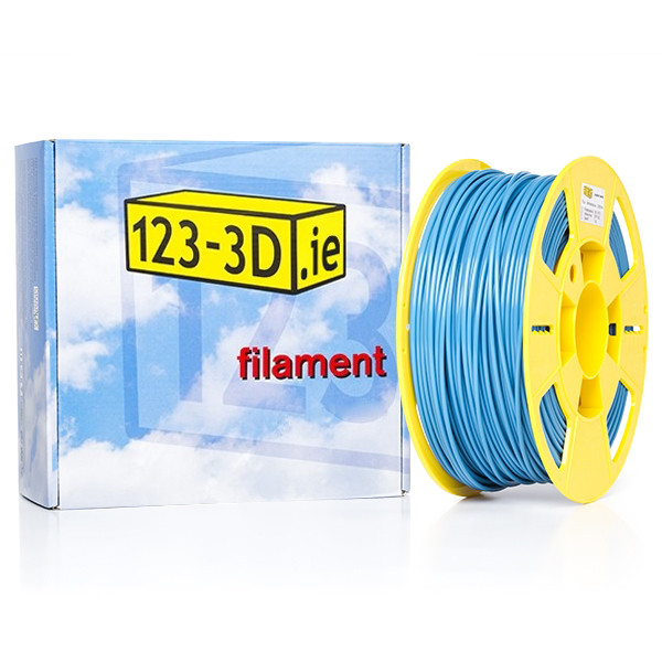 123inkt 123-3D sky blue PLA filament 2.85mm, 1kg  DFP11033 - 1