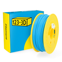 123inkt 123-3D sky blue PLA filament 2.85mm, 1kg  DHM00035