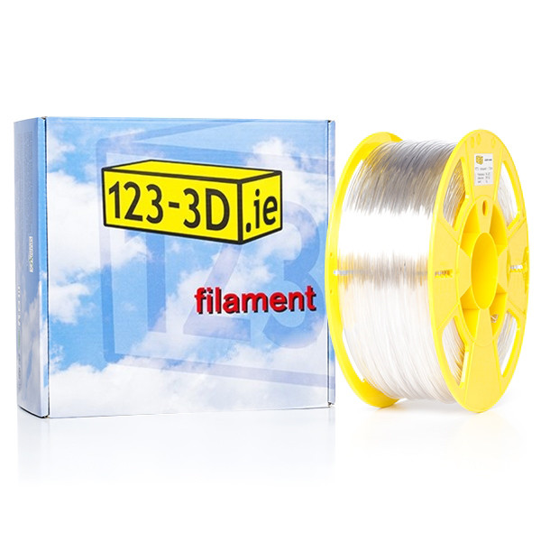 123inkt 123-3D transparent PETG filament 1.75mm, 1kg  DFE11002 - 1