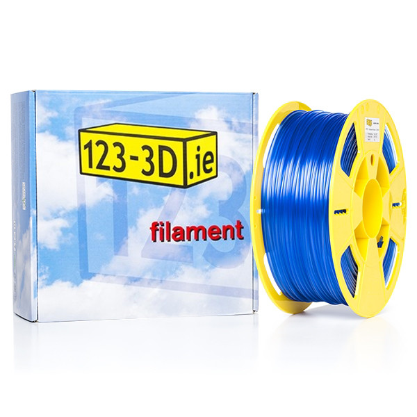 123inkt 123-3D transparent blue PETG filament 2.85mm, 1kg  DFE11018 - 1