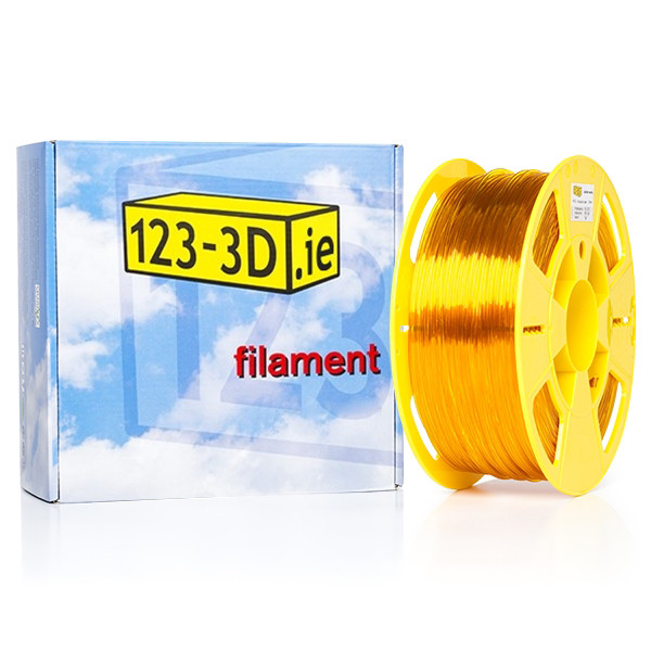 123inkt 123-3D transparent yellow PETG filament 1.75mm, 1kg  DFE11009 - 1
