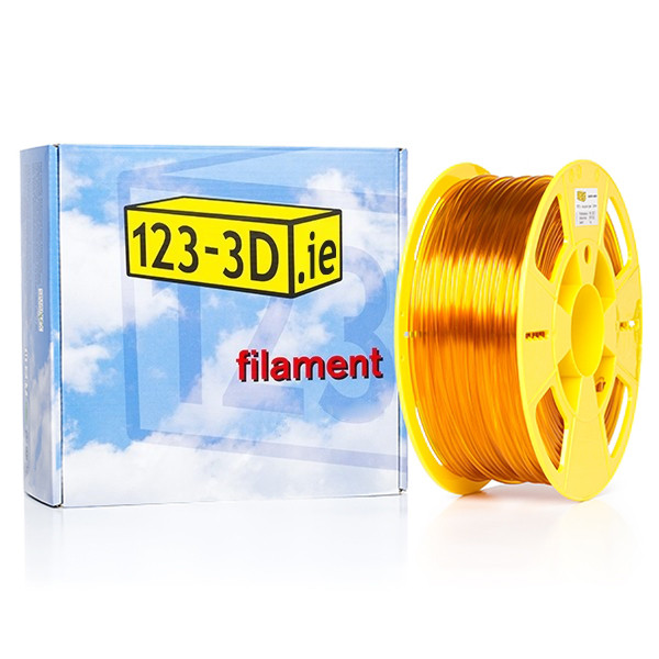123inkt 123-3D transparent yellow PETG filament 2.85mm, 1kg  DFE11020 - 1
