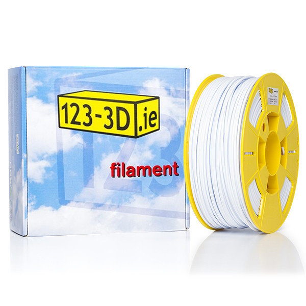 123inkt 123-3D white PETG filament 2.85mm, 1kg  DFE11012 - 1