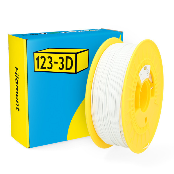 123inkt 123-3D white PLA filament 1.75mm, 1kg  DHM00002 - 1