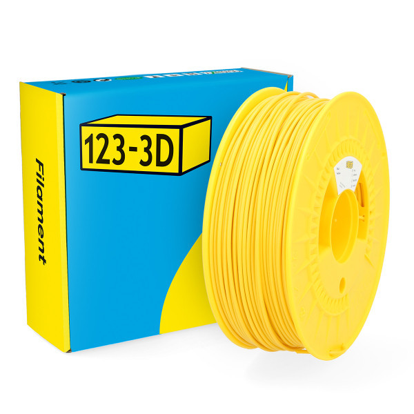 123inkt 123-3D yellow PLA filament 2.85mm, 1kg  DHM00030 - 1