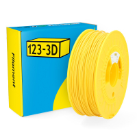 123inkt 123-3D yellow PLA filament 2.85mm, 1kg  DHM00030