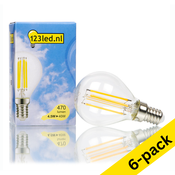 123led E14 LED dimmable clear bullet filament bulb 3.4W (40W) LDR01611 - 1
