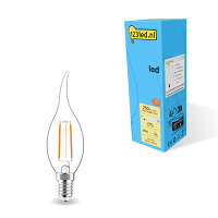 123inkt 123led E14 LED dimmable clear decorative candle bulb 2.8W (25W)  LDR01870