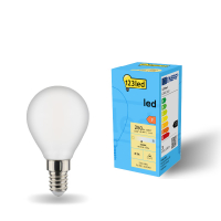 123inkt 123led E14 LED dimmable matte ball bulb 2.5W (25W) | 4000K  LDR01910