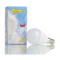 123inkt 123led E14 LED dimmable matte ball bulb 6W (40W) RDL2015218 LDR01229